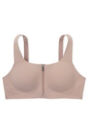 Victoria's Secret Candlelight Rose Nude Strappy Back Front Close VSX Featherweight™ Max High Support Sports Bra - Image 4 of 5