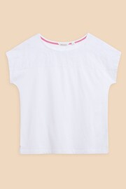 White Stuff White Embroidery Anthea Top - Image 5 of 7