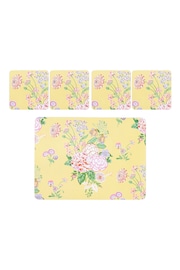 Cath Kidston Yellow Floral Fields Cork Back Placemats - Image 1 of 6