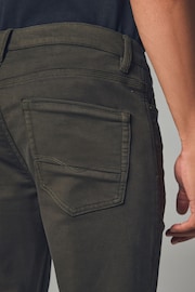 Khaki Green Slim Fit Comfort Stretch Jeans - Image 6 of 7