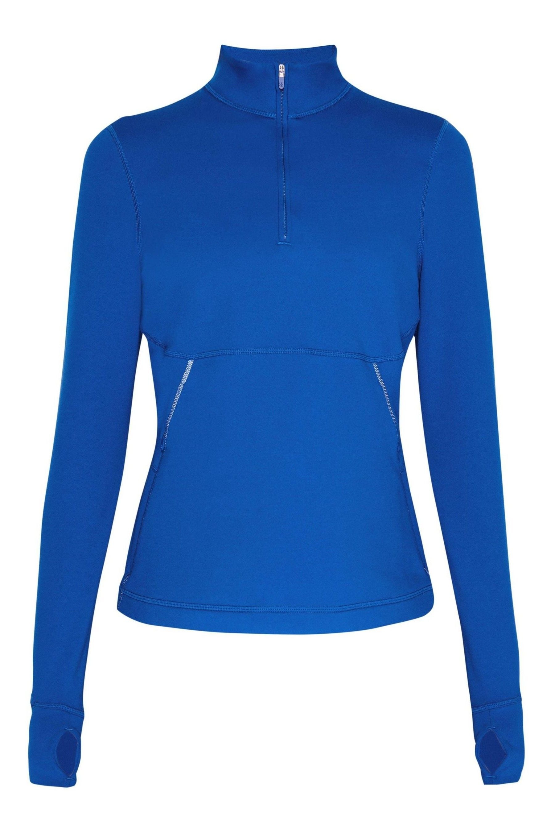 Buy Sweaty Betty Lightning Blue Therma Boost Running Half Zip Sweat Top from Next Luxembourg