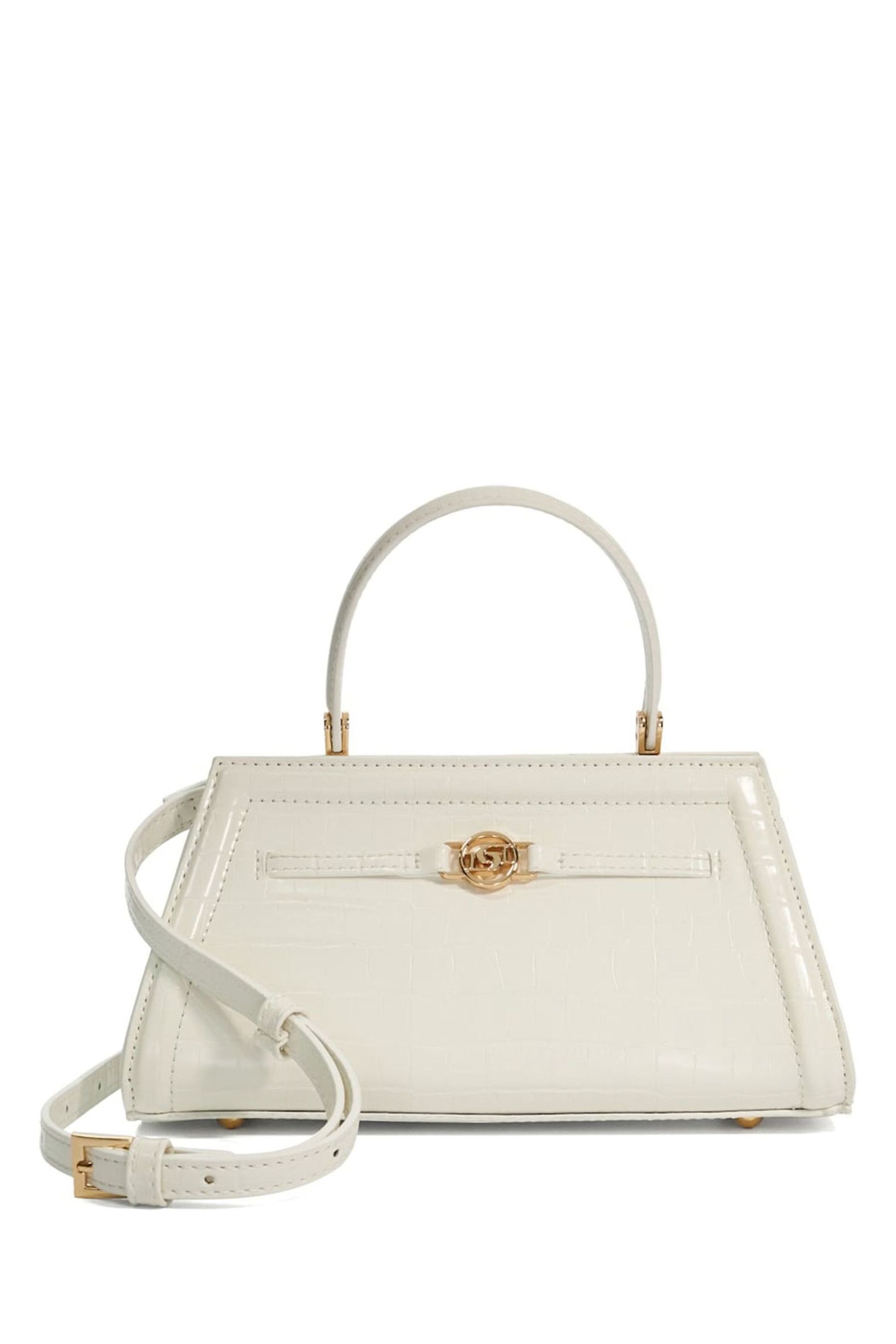 Buy Dune London White Mini Top Handle Dante Bag from Next Luxembourg