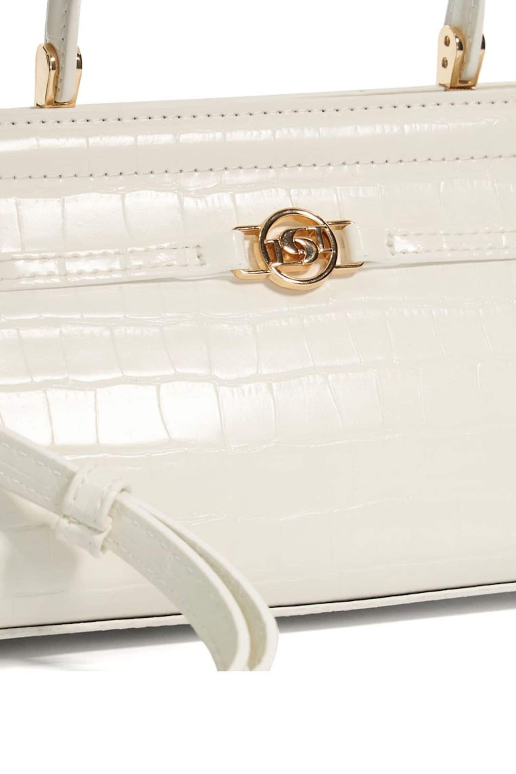 Buy Dune London White Mini Top Handle Dante Bag from Next Luxembourg