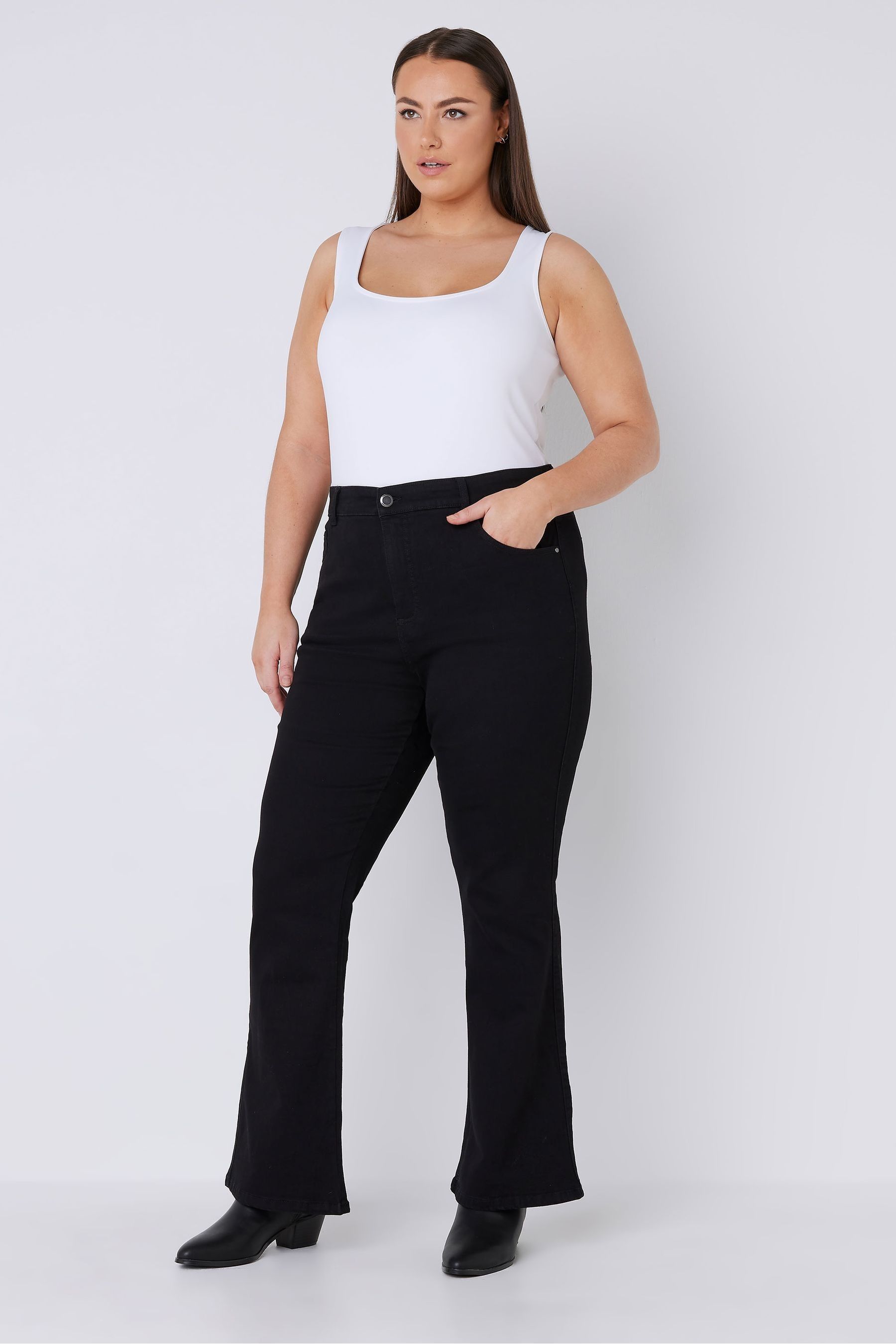 Buy Evans Blue Bootcut Jeans from Next Luxembourg