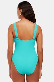 Whistles Blue Square Neck Swimsuit - Image 2 of 5