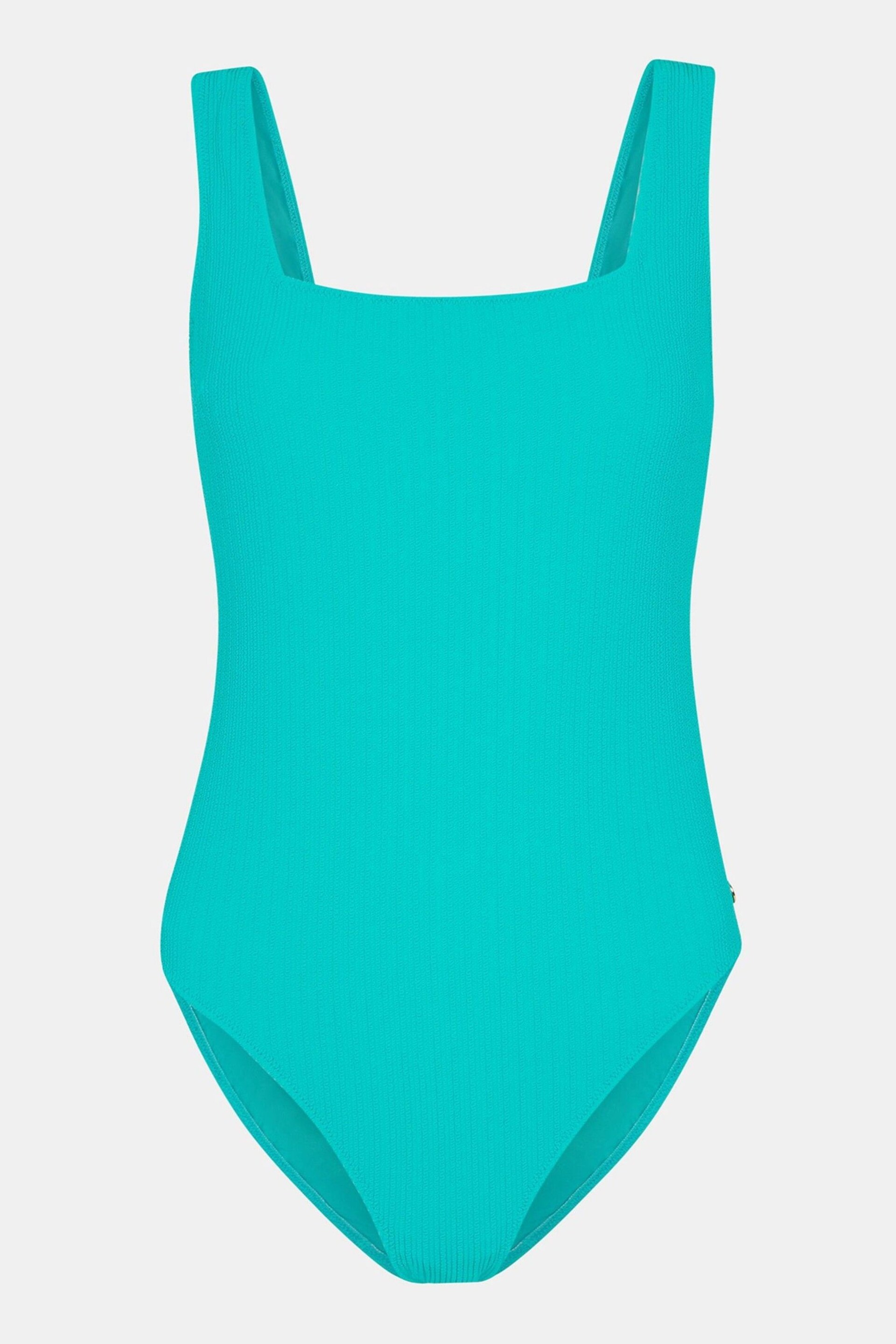 Whistles Blue Square Neck Swimsuit - Image 5 of 5