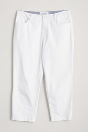 Seasalt Cornwall White Albert Quay Slim Fit Trousers - Image 4 of 5