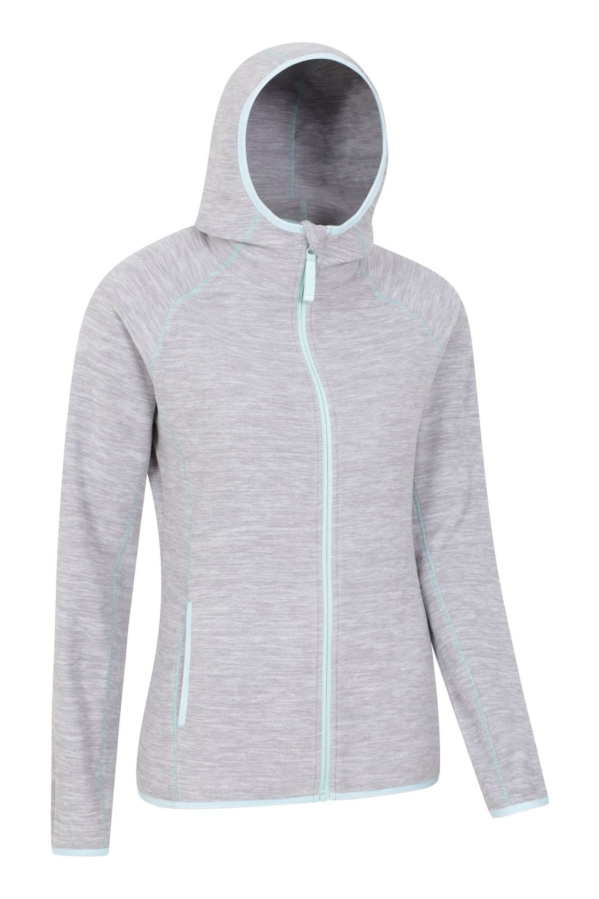 Mountain Warehouse Grey Womens Lleyn Melange Full Zip Fleece - Image 1 of 5