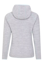 Mountain Warehouse Grey Womens Lleyn Melange Full Zip Fleece - Image 4 of 5