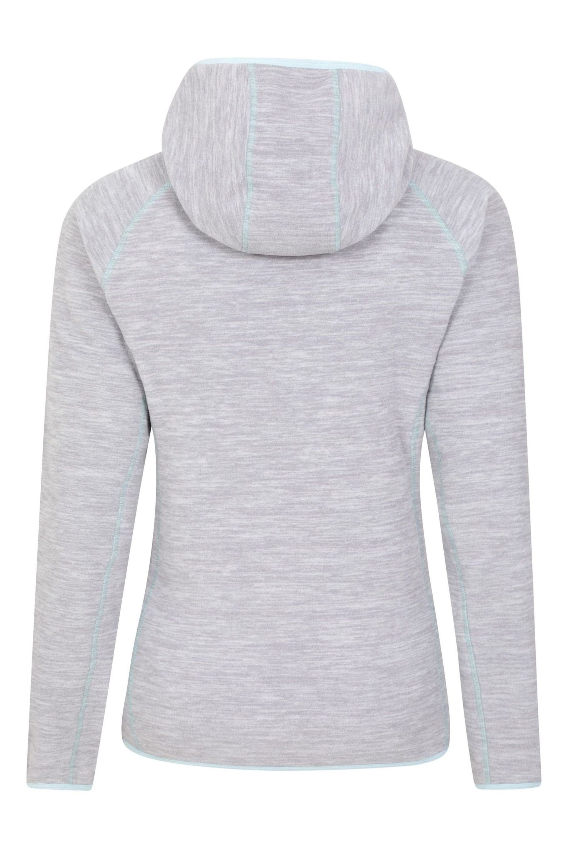 Mountain Warehouse Grey Womens Lleyn Melange Full Zip Fleece - Image 4 of 5