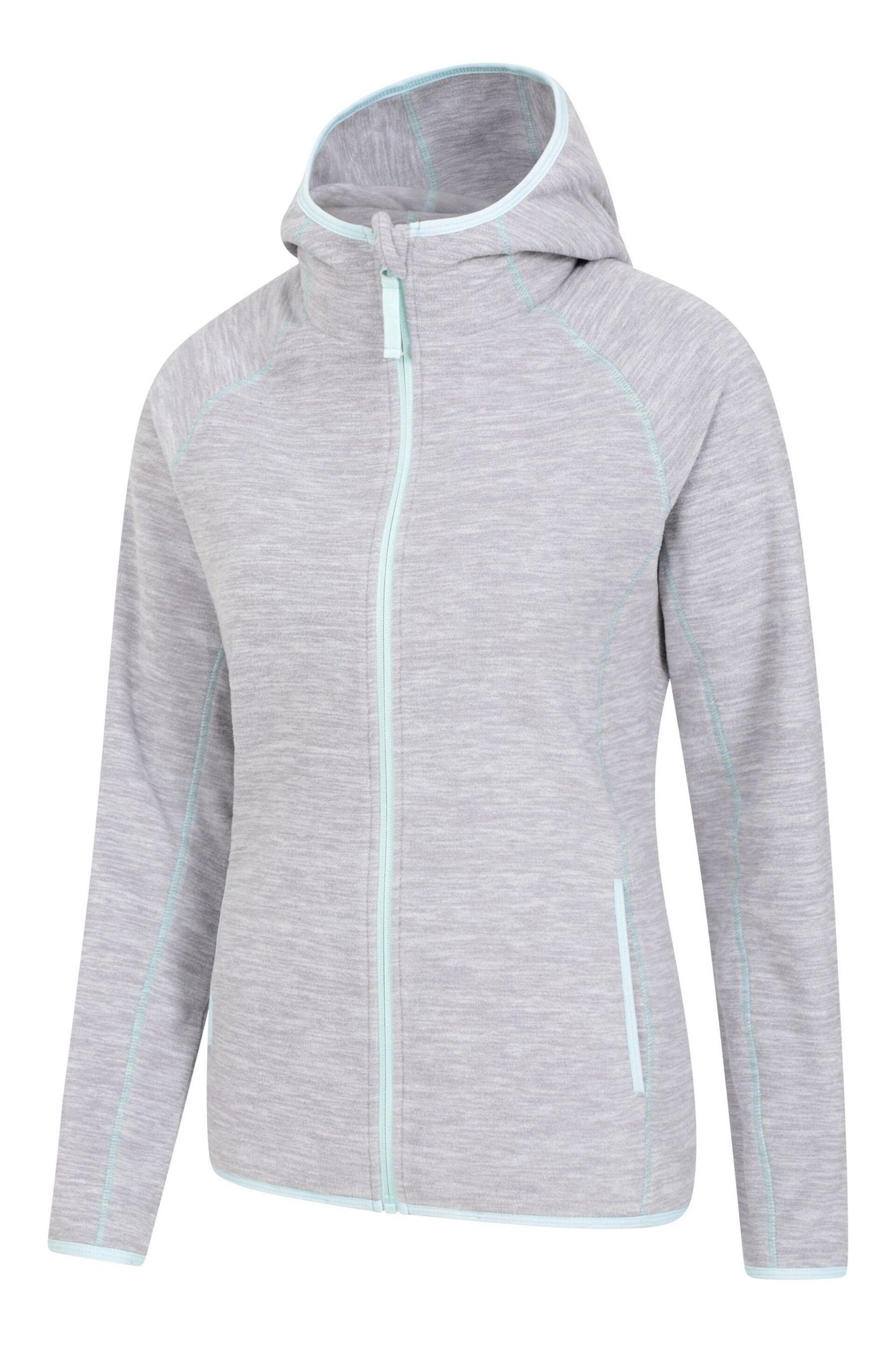 Mountain Warehouse Grey Womens Lleyn Melange Full Zip Fleece - Image 5 of 5