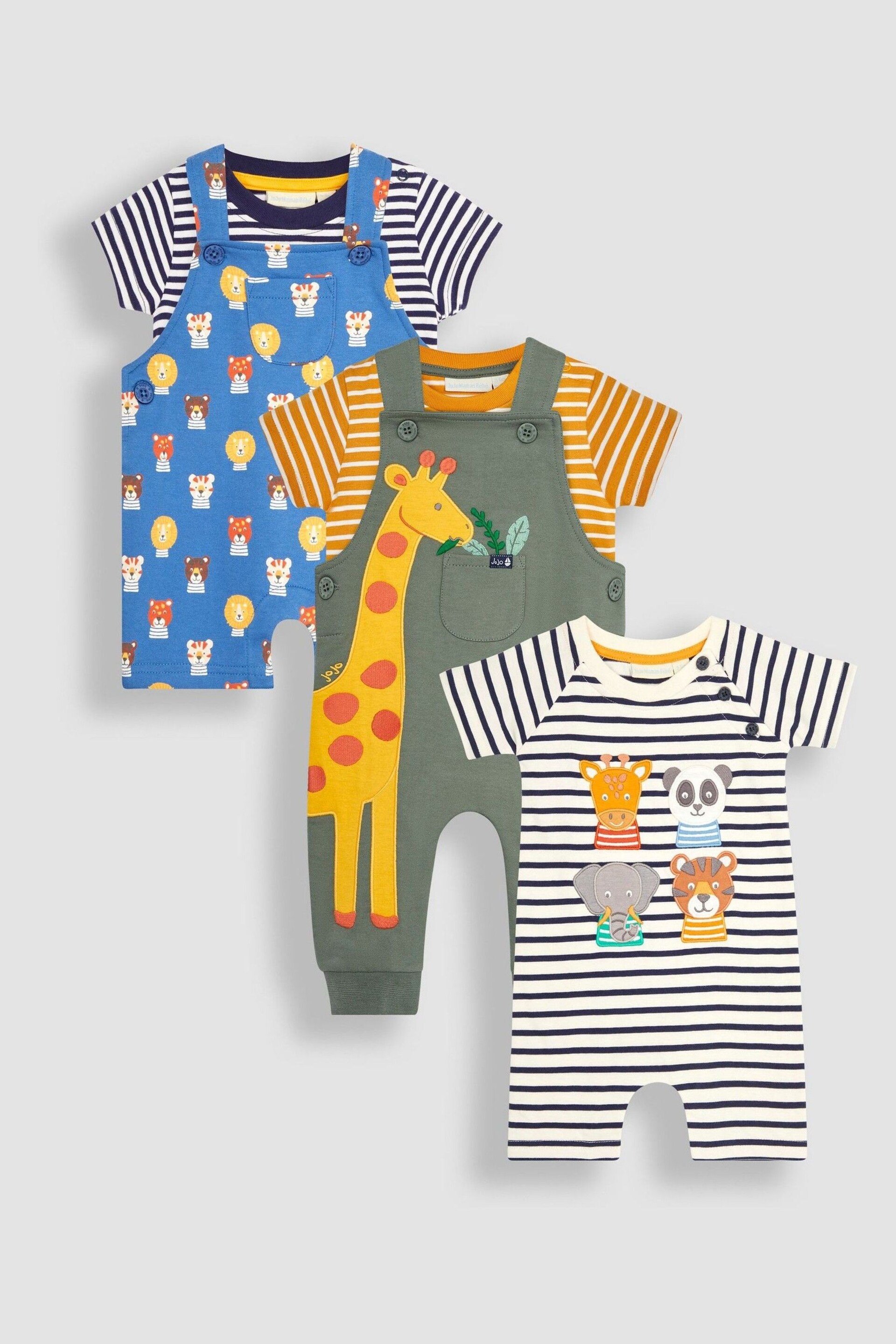 JoJo Maman Bébé Blue 5-Piece Safari Favourites Pack - Image 1 of 1