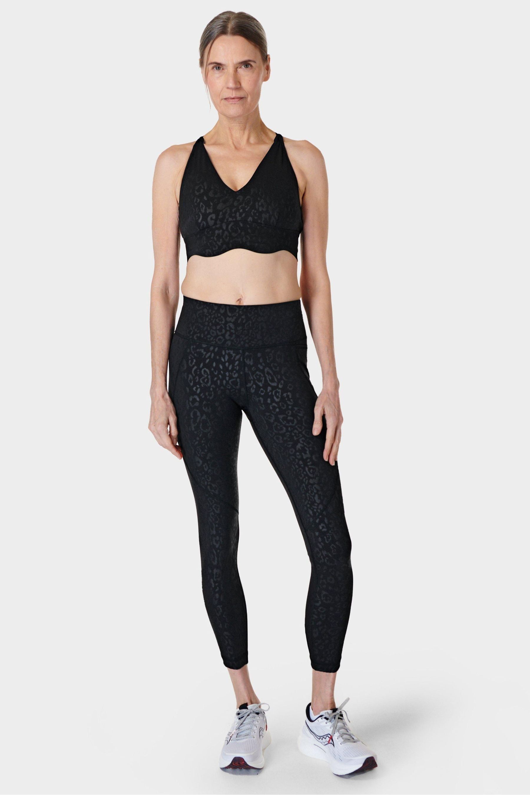 Nike leopard print gym leggings top