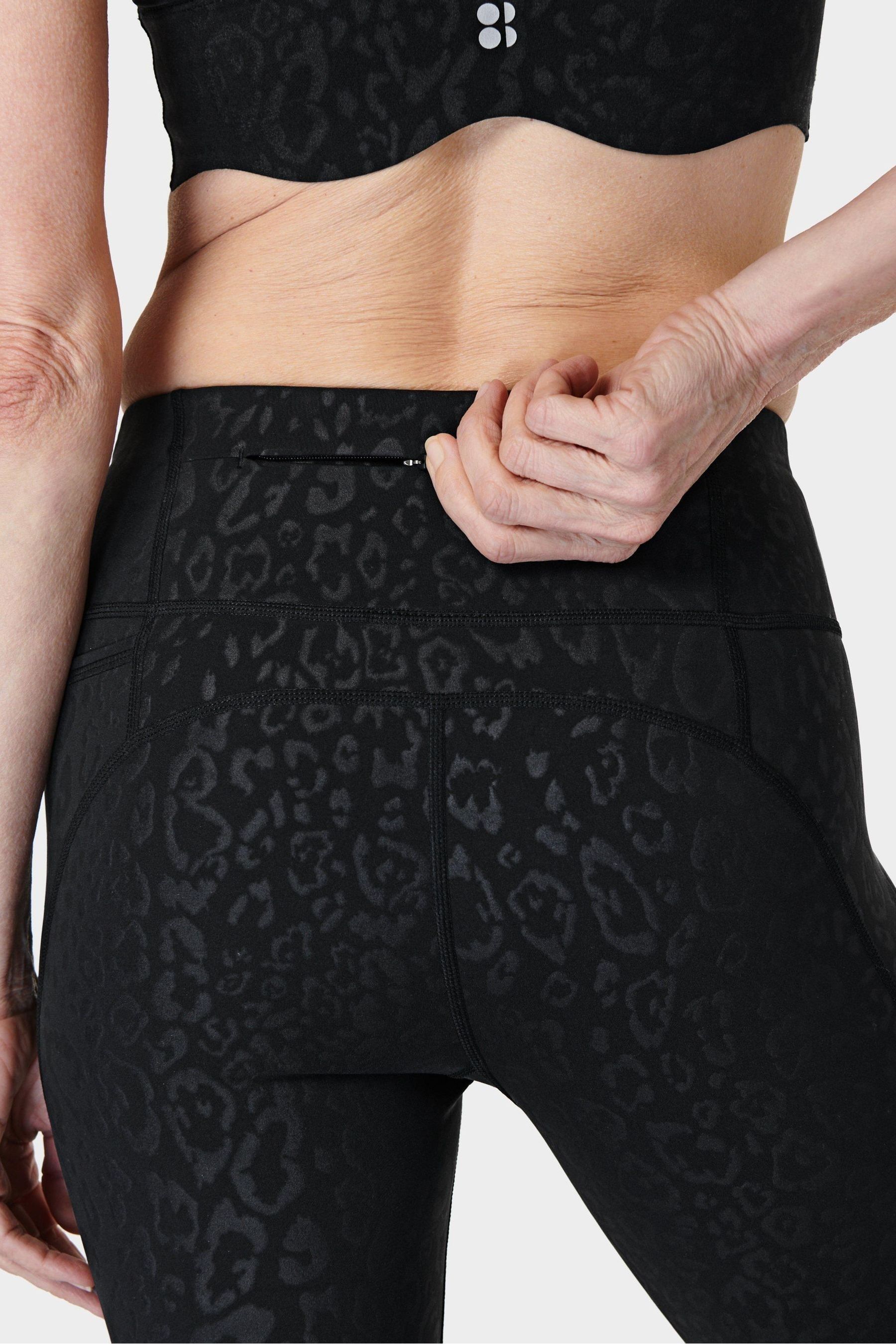 Leopard print workout leggings store