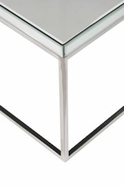 Pacific Mirrored Glass and Silver  Square Coffee Table - Image 6 of 6