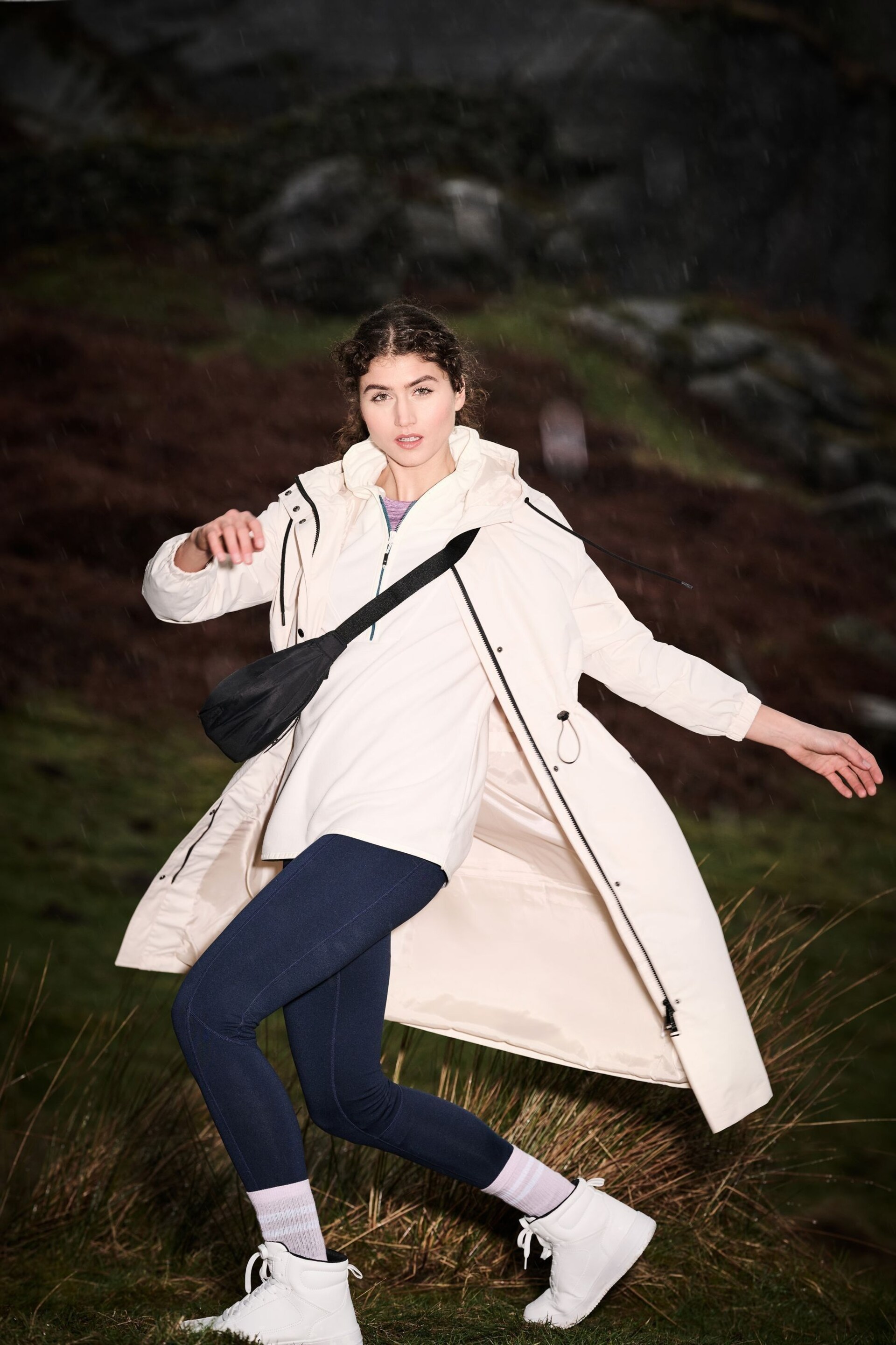 Regatta Cream Nerenda Waterproof Rain Trench - Image 2 of 9