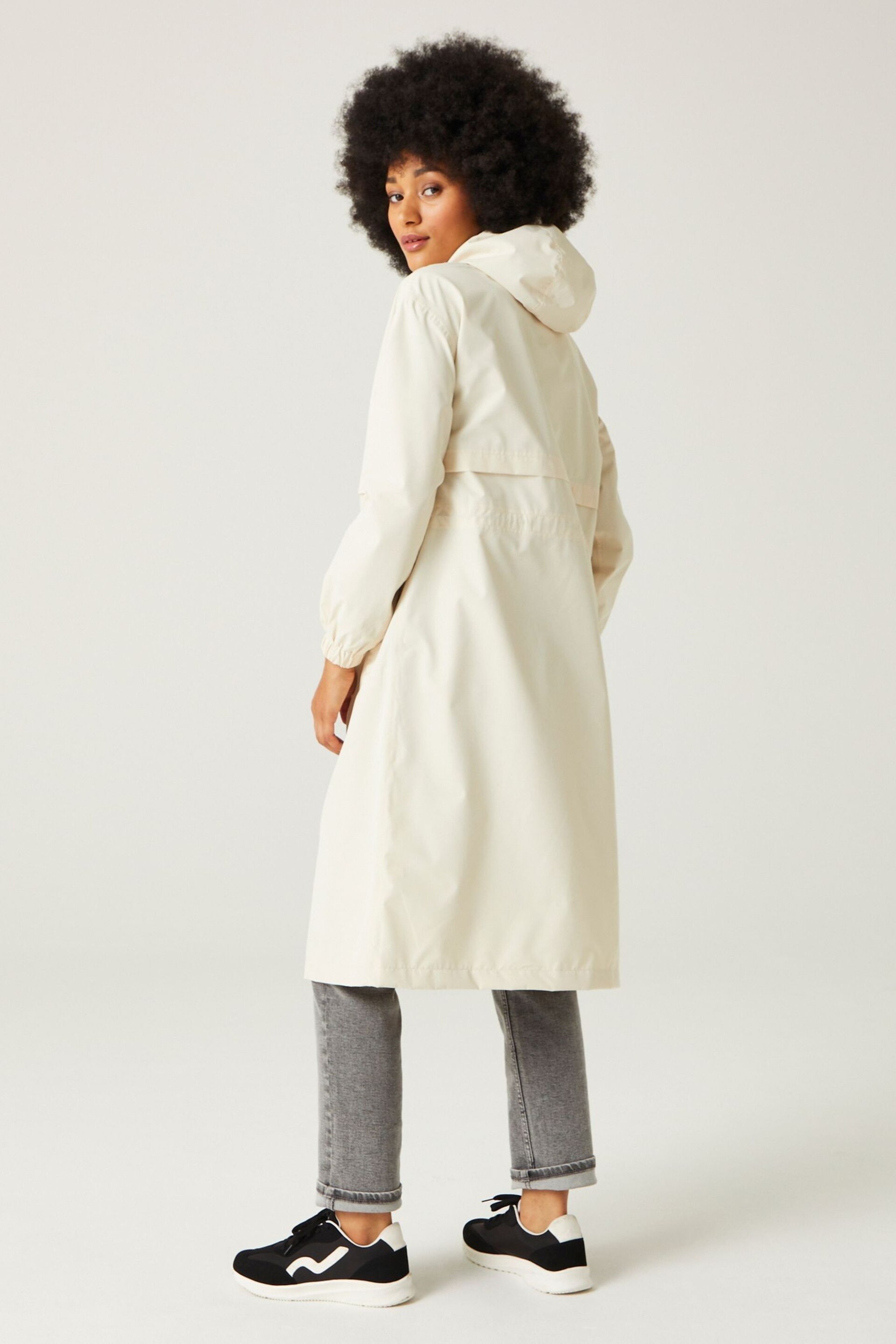 Regatta Cream Nerenda Waterproof Rain Trench - Image 3 of 9