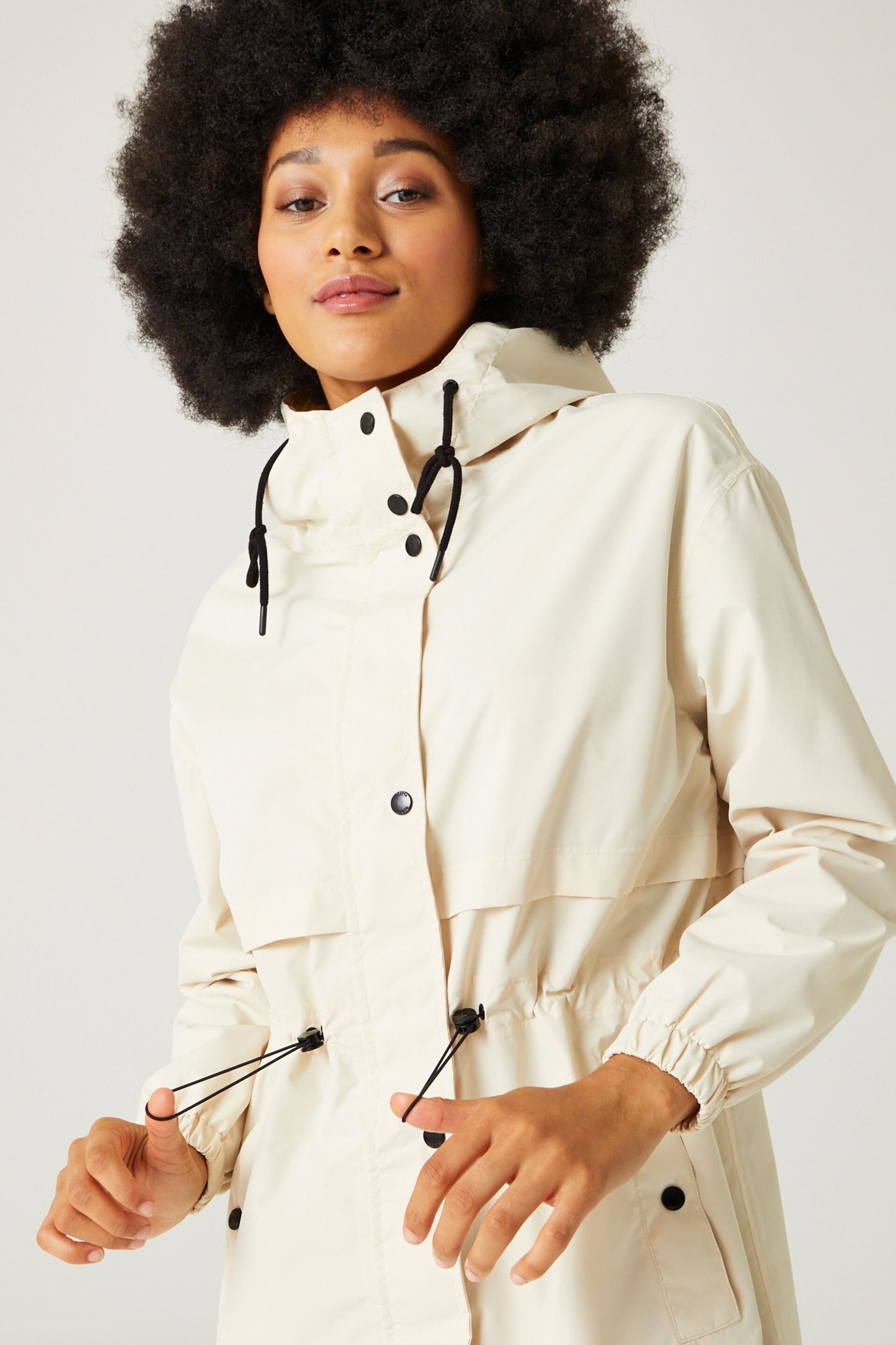 Regatta Cream Nerenda Waterproof Rain Trench - Image 4 of 9