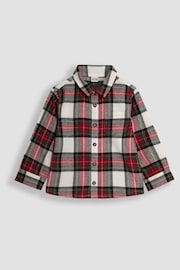 JoJo Maman Bébé Red Check Shirt With Bow Tie - Image 1 of 4