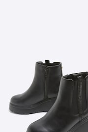 River Island Black Girls Wedge Boots - Image 4 of 4