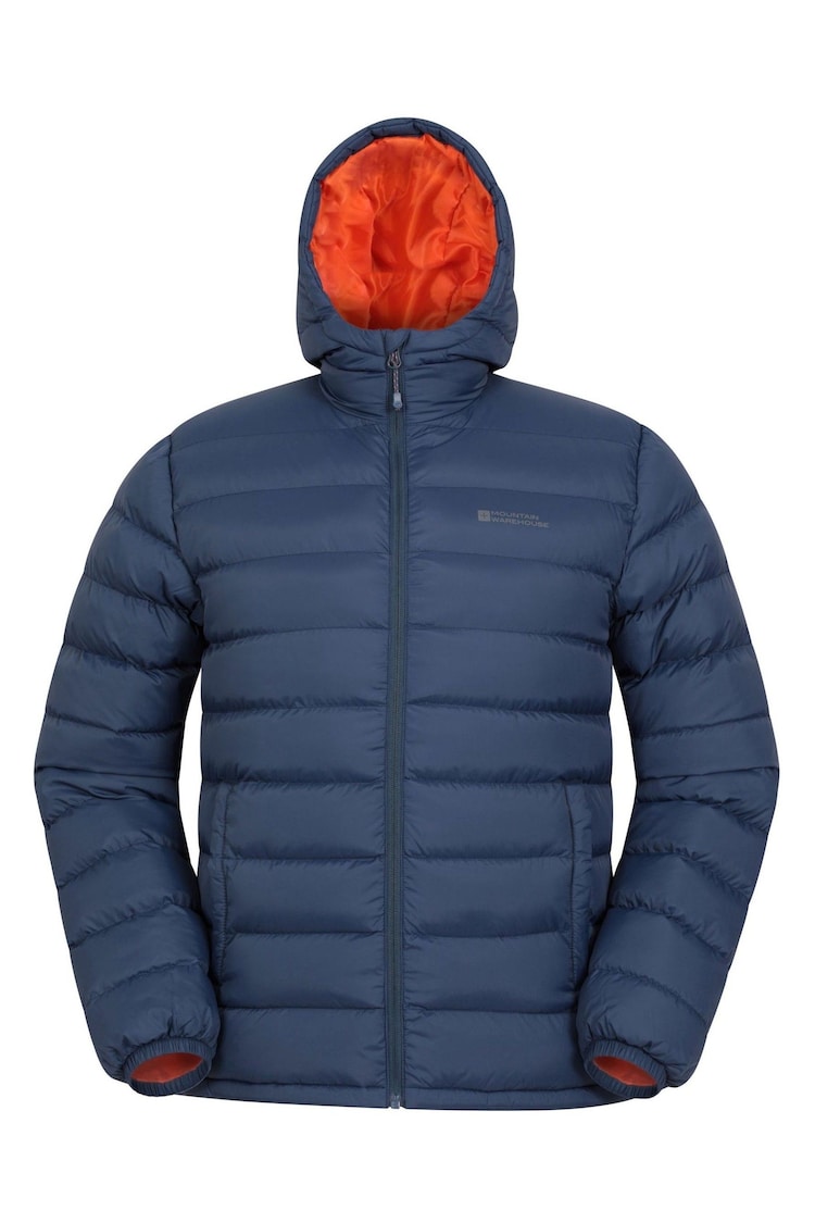 Mountain Warehouse Blue Seasons II Mens Water Resistant Padded Jacket - Image 2 of 5