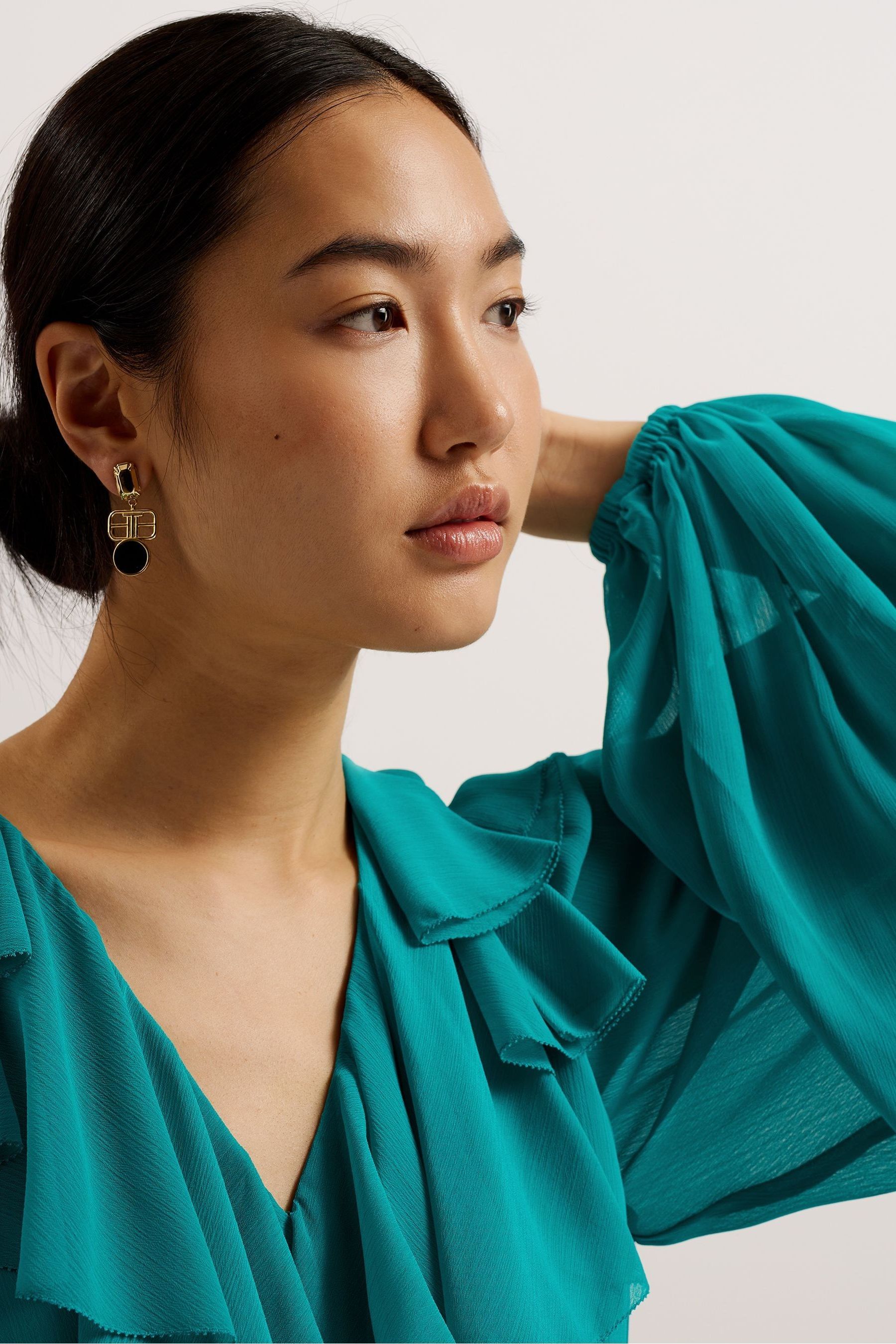 Ted baker green maxi dress new arrivals