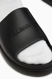 AllSaints Black Dune Sliders - Image 7 of 7