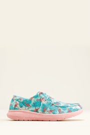 Ariat Hilo Casual Canvas Blue/Pink Shoes - Image 1 of 4