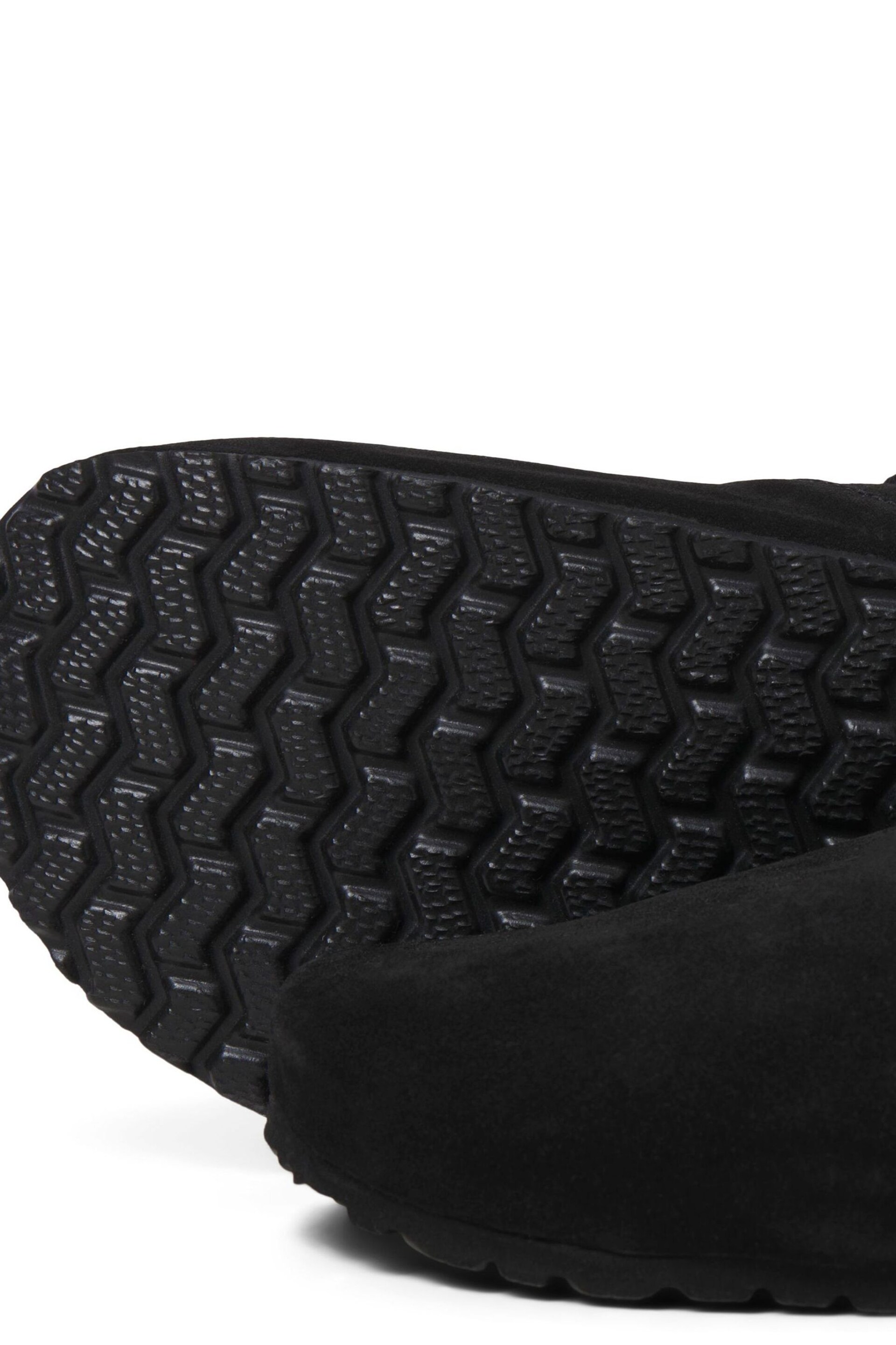 JACK & JONES Black Suede Slip On Mules - Image 5 of 6