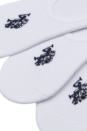 U.S. Polo Assn. Invisible Trainers Socks 5 Pack - Image 3 of 3