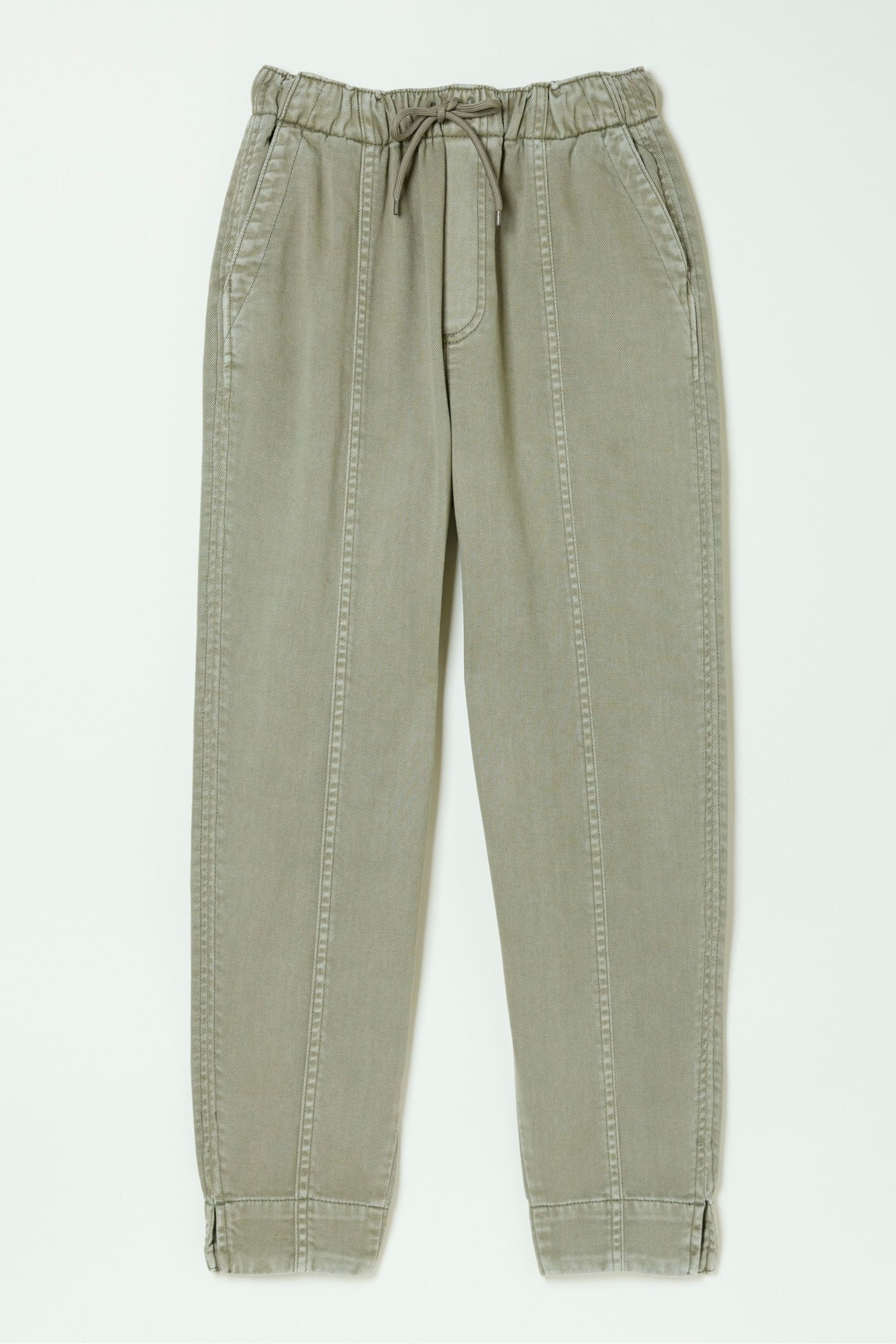 FatFace Green Ashli Tapered Cargo Trousers - Image 5 of 5