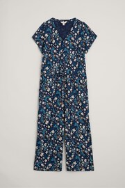 Seasalt Cornwall Blue Trellis Jumpsuit - Image 4 of 5