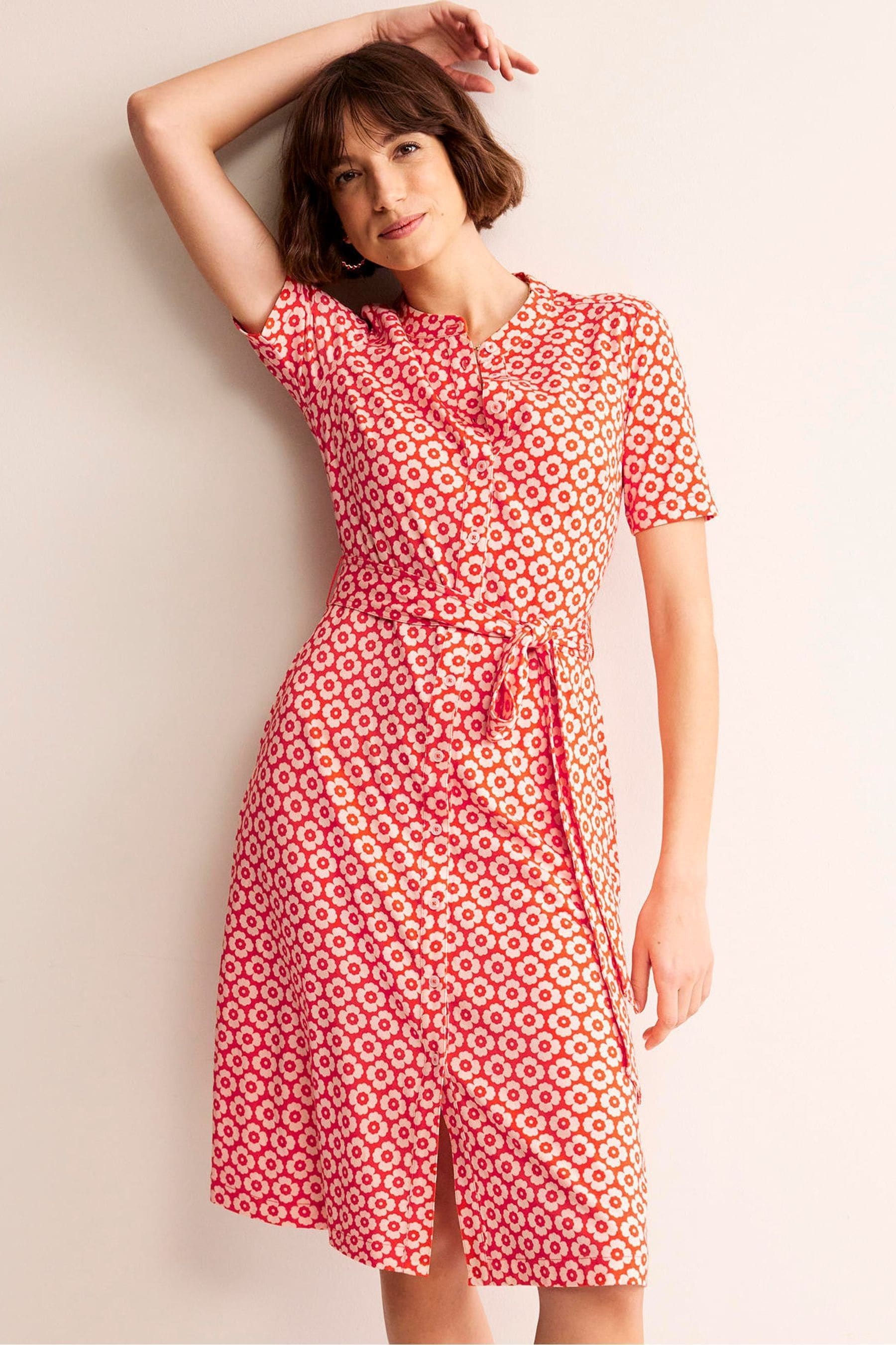Boden red shirt dress outlet