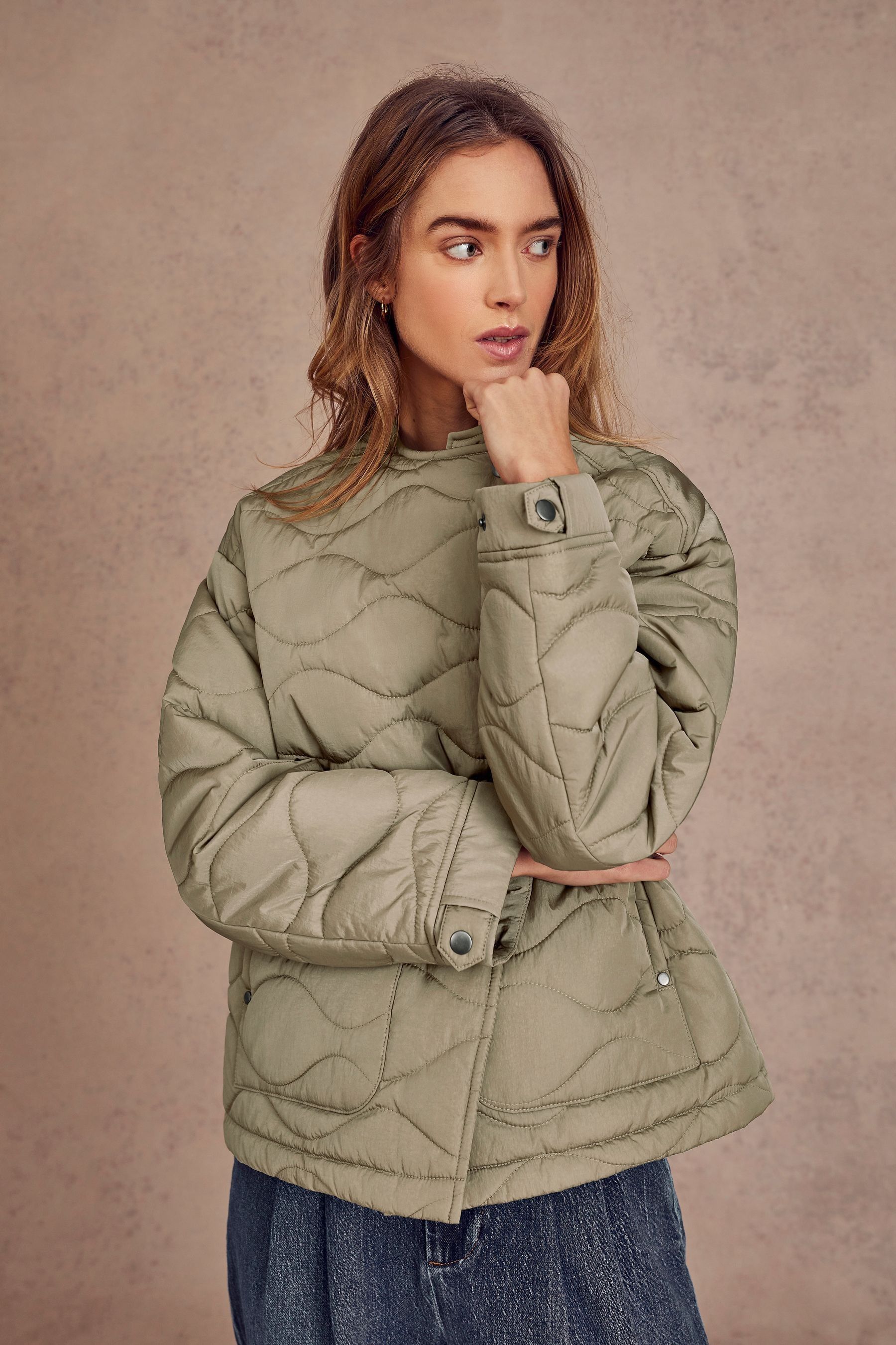 Mint velvet quilted jacket clearance