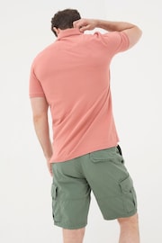 FatFace Orange Pique Polo Shirt - Image 2 of 4