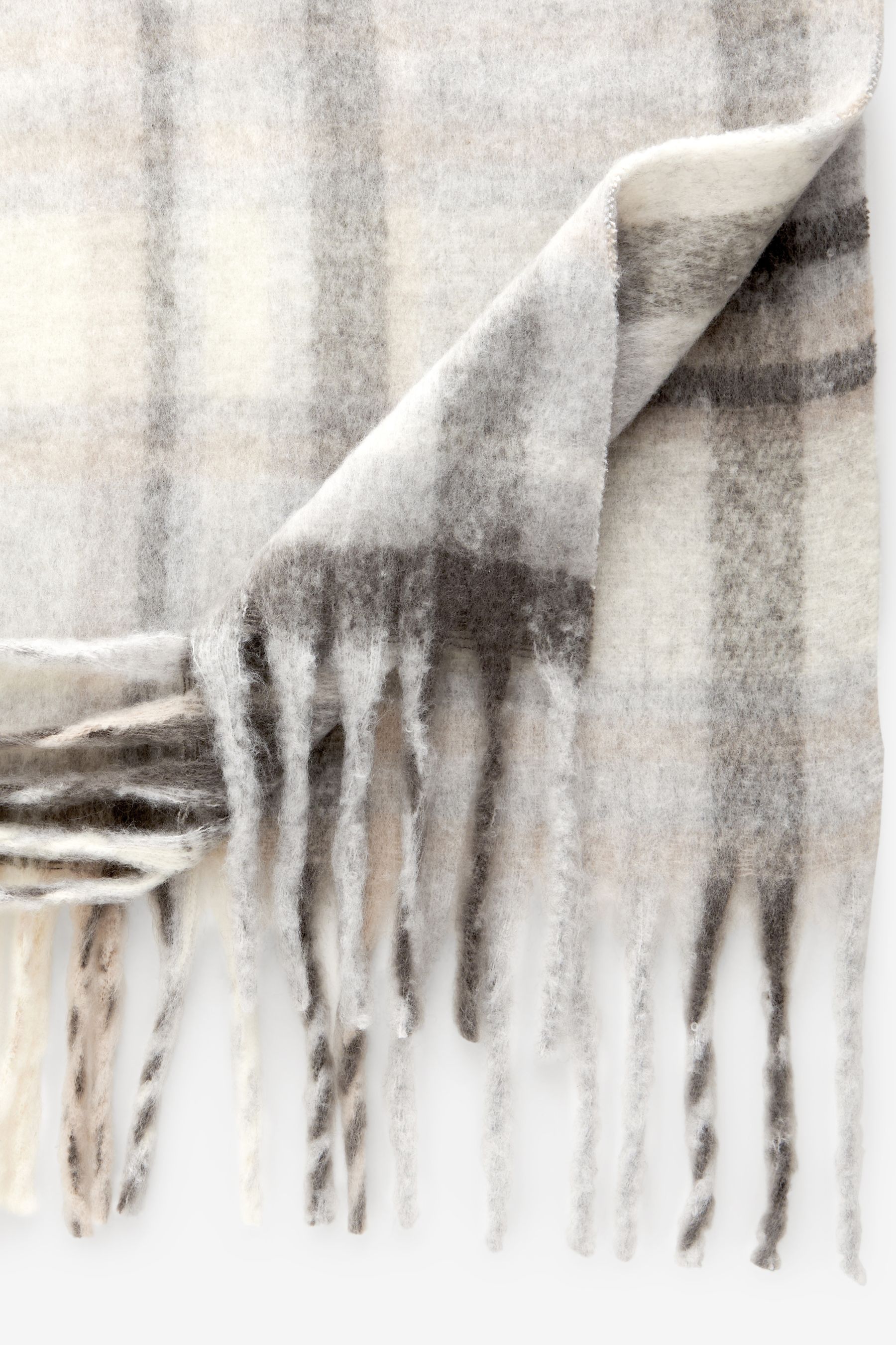 Grey check blanket new arrivals