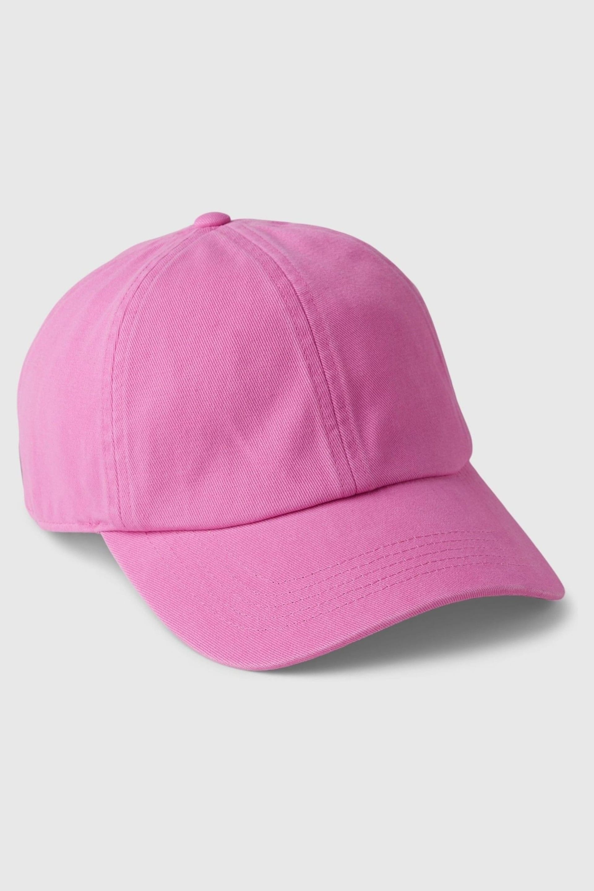 Gap Pink Adult Organic Cotton Washed Baseball Hat - Image 1 of 2