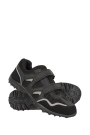 Mountain Warehouse Black Mars Kids Non-Marking Trainers - Image 1 of 5