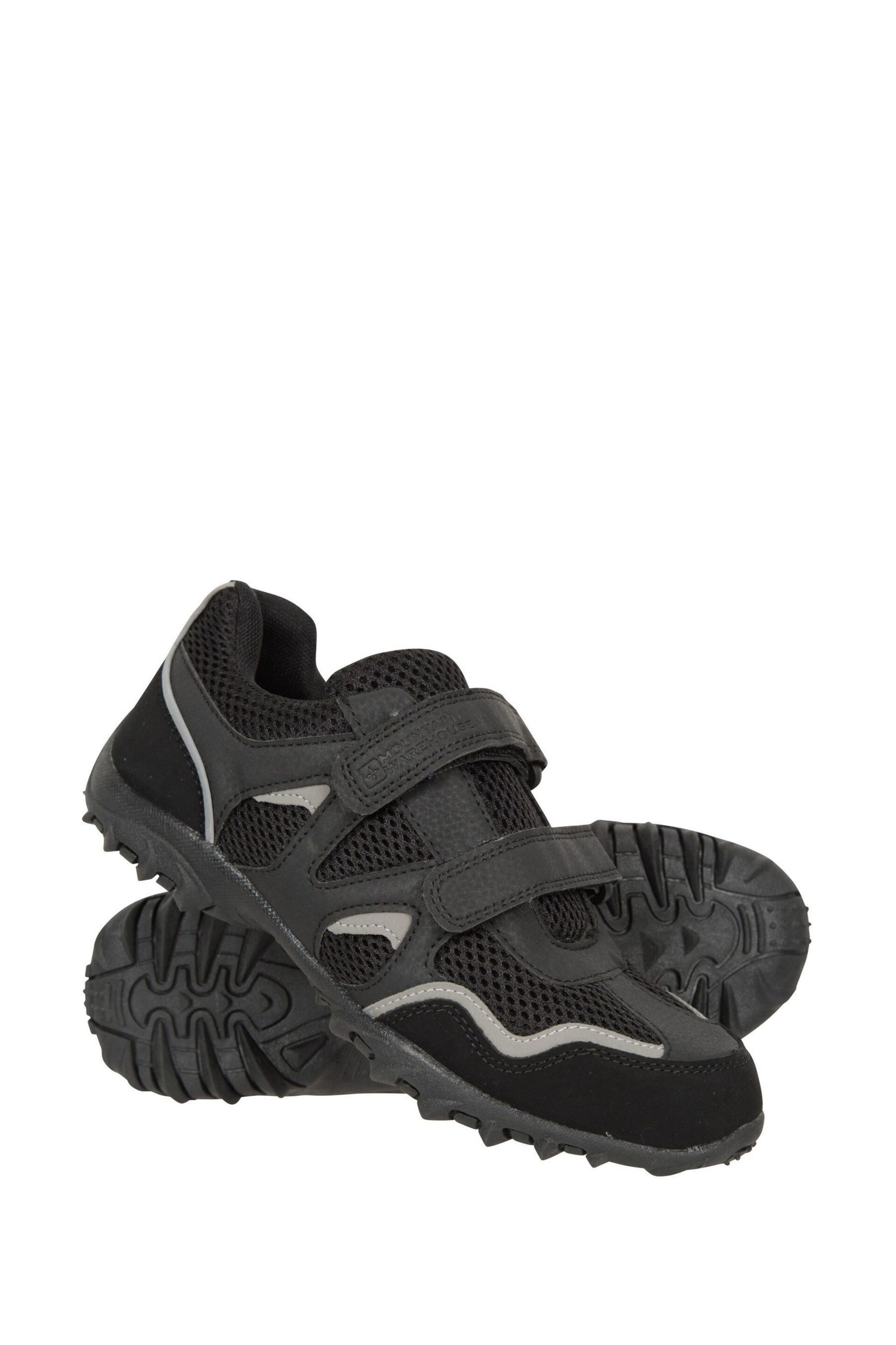 Mountain Warehouse Black Mars Kids Non-Marking Trainers - Image 1 of 5