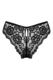 Pour Moi Black Fleur Cheeky V-Shaped Briefs - Image 4 of 4