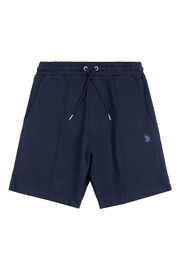 U.S. Polo Assn. Mens Blue Classic Fit Pin Tuck Shorts - Image 5 of 7