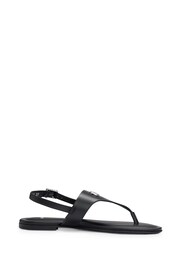 BOSS Black Toe Post Nappa Leather Sandals - Image 2 of 4