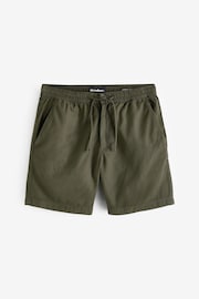 Threadbare Forest Green Cotton Lyocell Jogger Style Shorts - Image 5 of 5