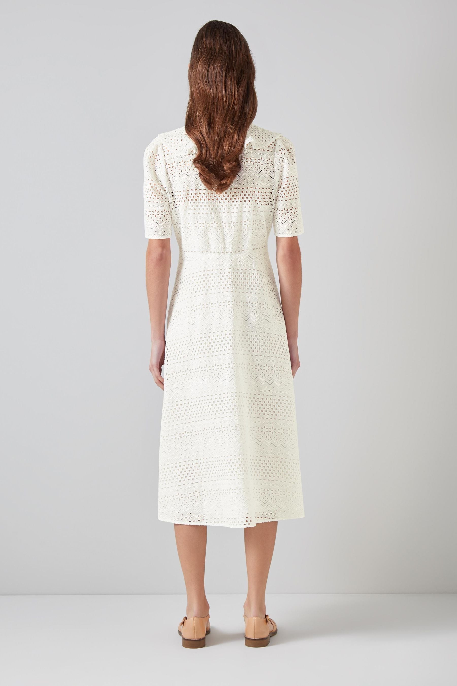 Buy LK Bennett Ella Broderie Anglaise Dress from Next Luxembourg