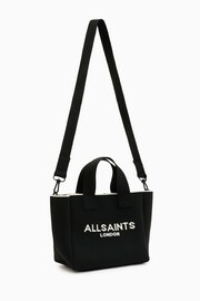 Allsaints Izzy Mini Tote Black Bag - Image 3 of 6