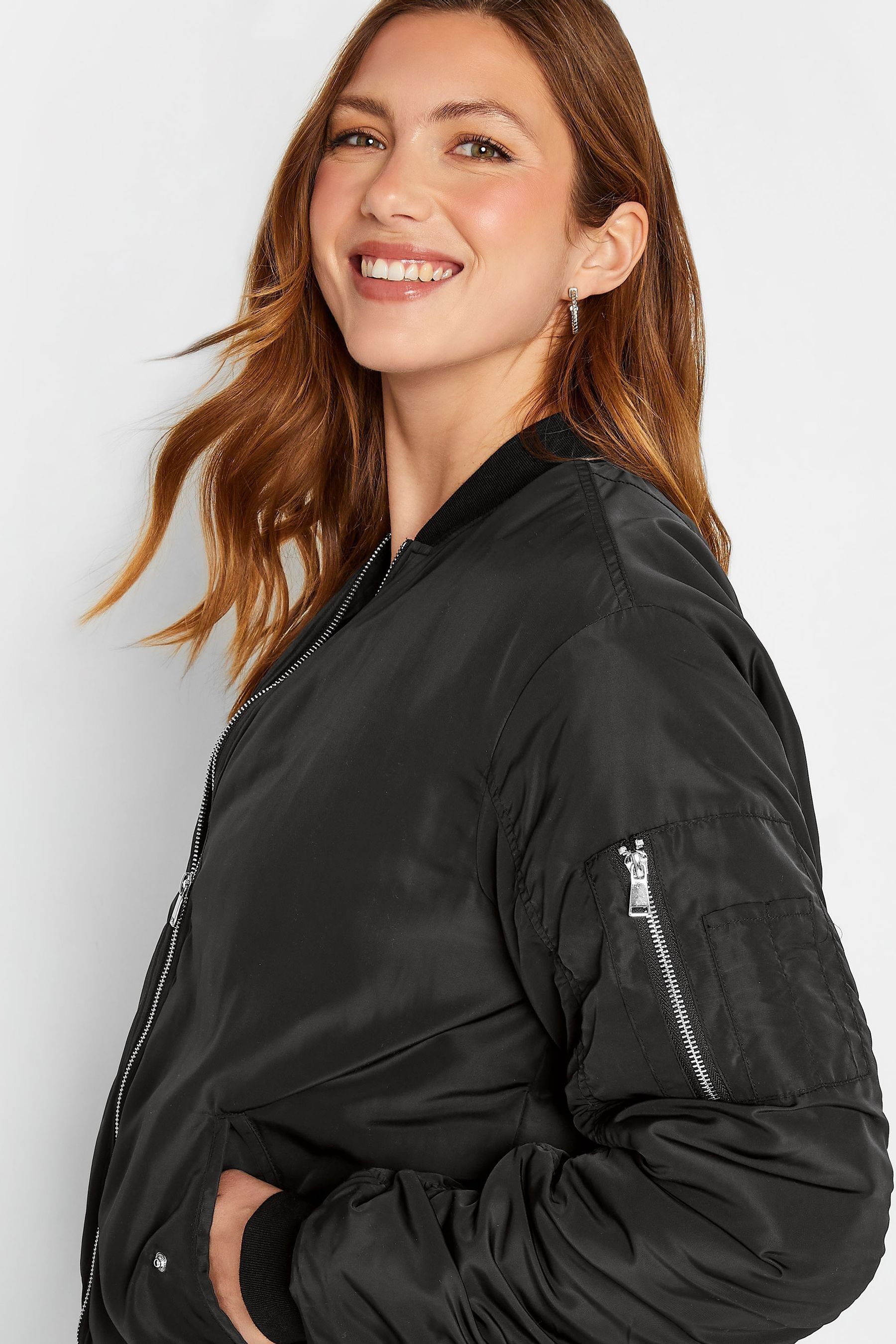 Womens tall bomber jacket on sale