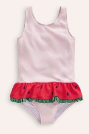 Boden Pink Watermelon Peplum Swimsuit - Image 1 of 4