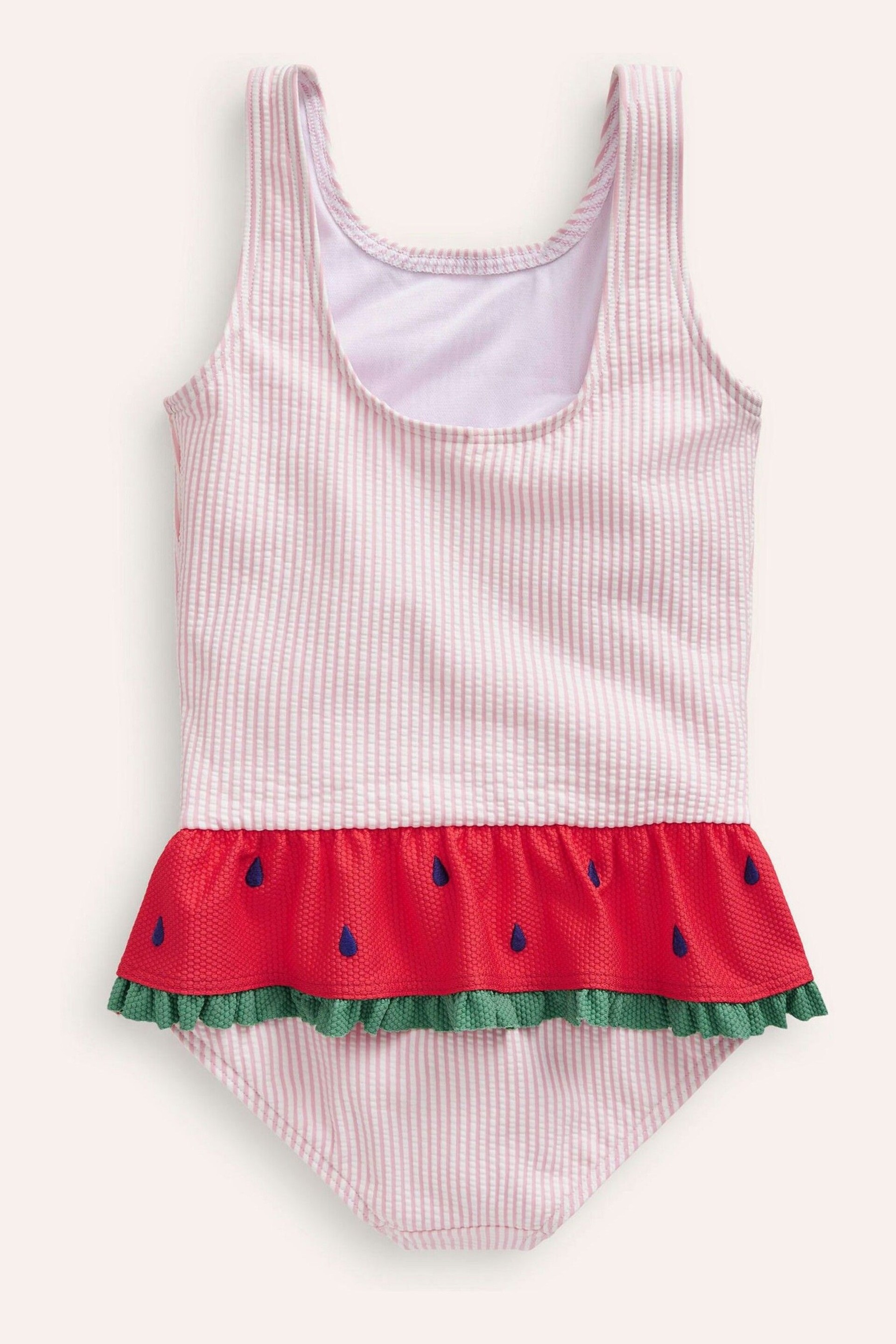 Boden Pink Watermelon Peplum Swimsuit - Image 2 of 4