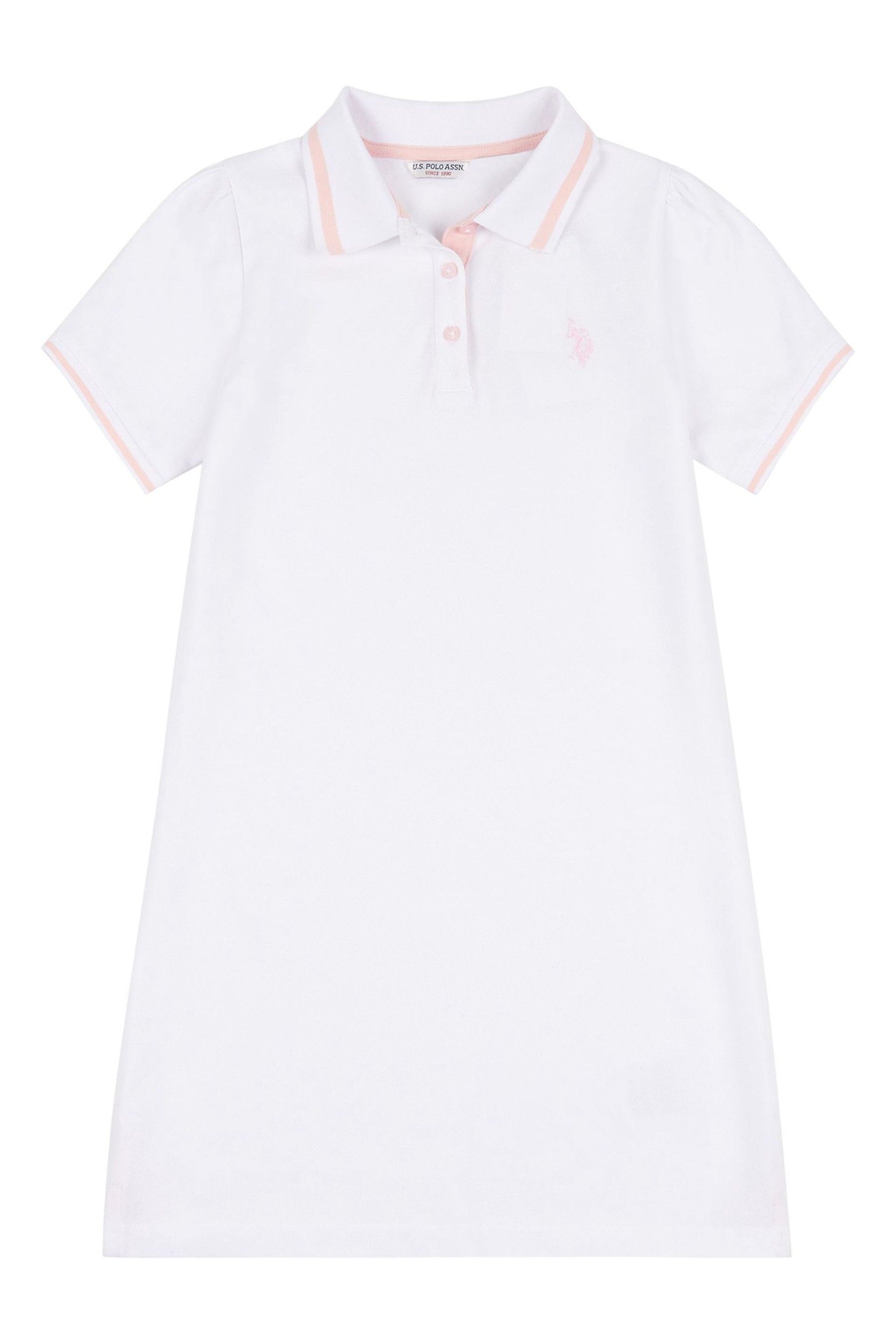 Buy U.S. Polo Assn. White Girls Polo Dress from the Next UK online shop