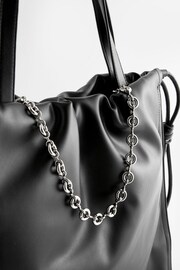 Black Chain Detailed Shoulder Bag - Image 5 of 6